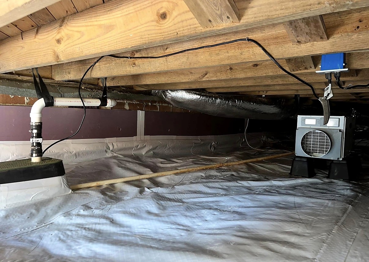 Crawlspace Encapsulation service illustration