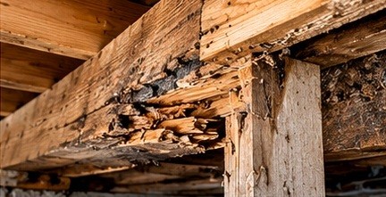 Rotten Wood Repair service illustration